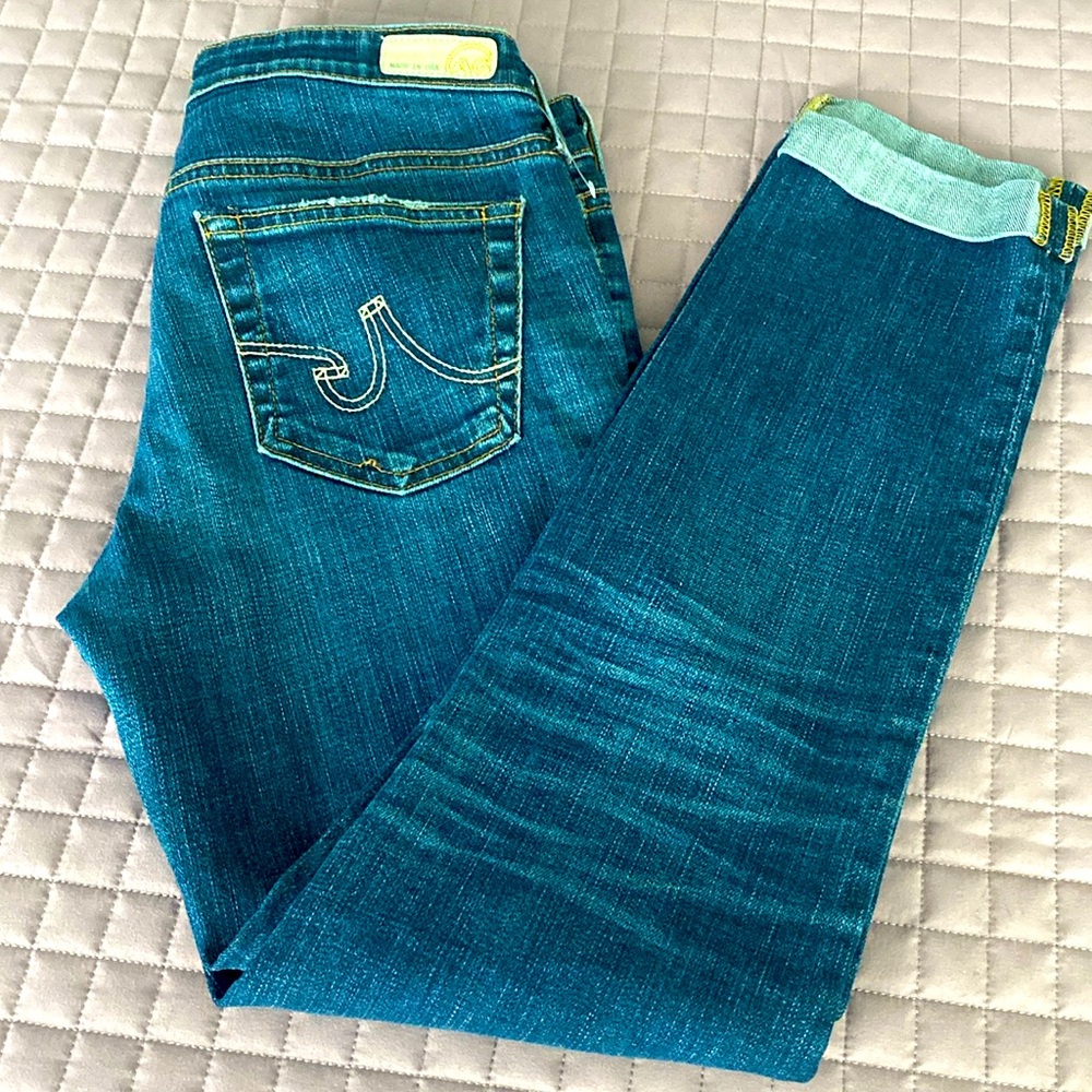AG Blue Jeans; Women’s; 27R; Roll-up; Superior quality; elasticity - Picture 3 of 8